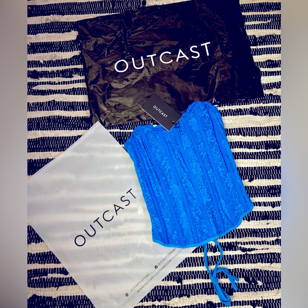 Outcast Portia corset top, size smalll 
New with tags